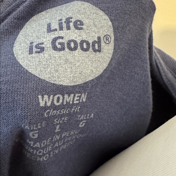 Life is Good “Go Places” Jeep‎ Tee – Women’s Size Large - Picture 7 of 7